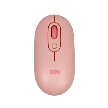 Imagem de OEX Mouse Retro Sem Fio Wireless PC Notebook MS604 Rosa