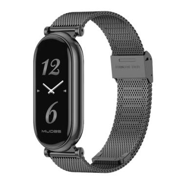 Imagem de MIJOBS Pulseira de substituição respirável para Xiaomi Mi Band 10/9/8 para Mi Fit Band 9 SmartWatch para mulheres e homens