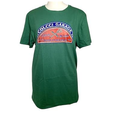 Imagem de Camiseta Colcci Masculina Estampada - G - Verde Jiboia