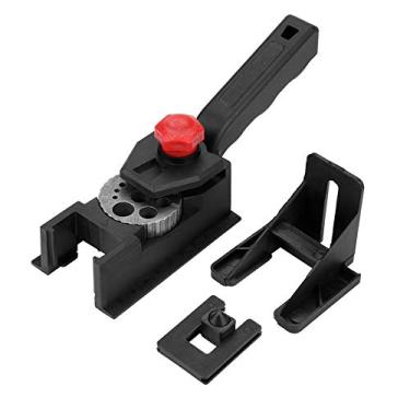 Imagem de Guia de perfuração de cavilha, localizador de guia de perfuração de madeira, gabarito de cavilha autocentrante, adequado para garantir o posicionamento preciso dos furos de madeira