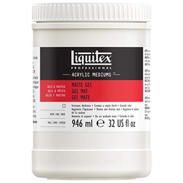 Imagem de Liquitex Gel fosco profissional médio 5323, 947 g, branco