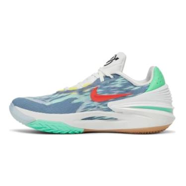 Imagem de Nike T nis masculino Air Zoom G.T. Cut 2 Leche azul/verde Shock DJ6015 403, Azul/verde, 10.5