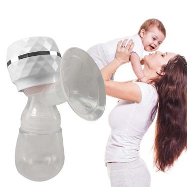 Imagem de Bomba de Tirar Leite Materno Extratora Amamentação Eletrica Bateria Recarregavel Mamadeira Massagem USB Portatil