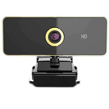 Imagem de Webcam 720P / 1080P Full HD para PC, webcam com microfone, chamadas de vídeo e gravação para computador, laptop, desktop, câmera USB Plug and Play para YouTube, compatível com Windows (720P)