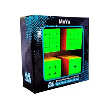 Imagem de Kit Moyu Cubo Mágico Original 2x2 + 3x3 + 4x4 + 5x5