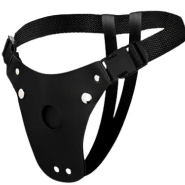 Imagem de Cinta Peniana de Couro Reforçada, Cintaralho sem Prótese, Sex Shop