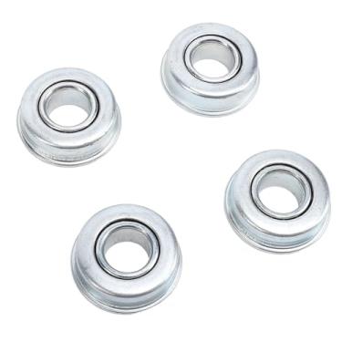 Imagem de 4 Peças de Rolamentos de Cortador de Grama de Aço, Rolamentos de Esferas Flangeados 12,7x28,6mm Cortador de Grama Aplicável, Carrinhos de Mão e Caminhões Manuais, Substituição de