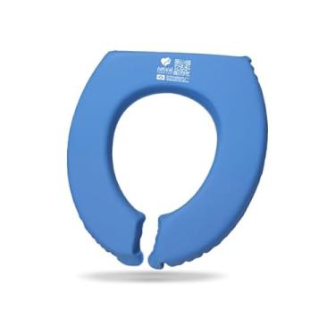 Imagem de Almofada Higiênica Espuma Para Cadeira Higiênica Banho Acamados Prevenção de Úlcera Por Pressão Escara Impermeável Macia