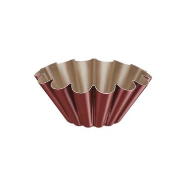 Imagem de Tramontina 20065722 Forma para Brioche de Alumínio com Revestimento Interno Antiaderente, Vermelho, 22 cm