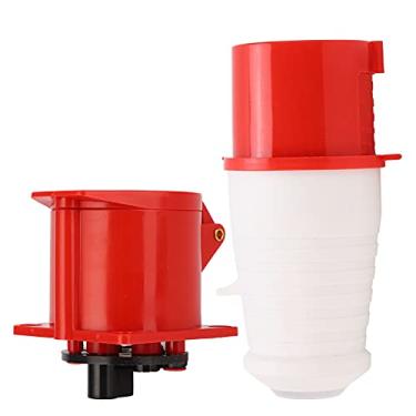 Imagem de Garosa 3P+E Industrial Plug Socket 32A 3 Fase À Prova de Explosão À Prova de Água Tomada Dustrial + Conjunto de Tomadas Ocultas AC380V-415V,Soquetes, Conversores