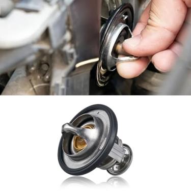 Imagem de Msyuusr Termostato do motor do carro, substituição do termostato do carro #19301-PAA-306, 19301-PLC-315, termostatos de motor automotivo compatíveis com Honda Civic CRV CRZ Insight Odyssey