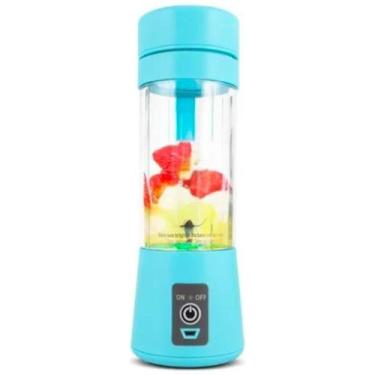 Imagem de Liquidificador Portátil Recarregável 6 Lâminas 380Ml - Knup