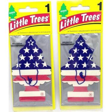 Imagem de 2 Little Trees Aromatizante Cheirinho Carro Vanilla Eua