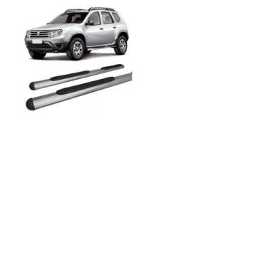 Imagem de Estribo Tubolar Oval Grafite Renault Duster - Hozz