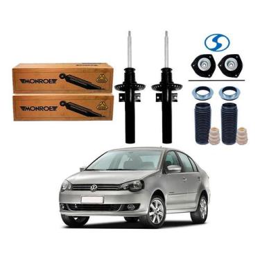 Imagem de Kit Amortecedor Dianteiro Polo Sedan 1.6 2.0 2010 A 2015 - Monroe