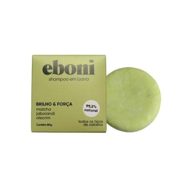 Imagem de Eboni Shampoo Sólido de Matcha | Desentoxicante Para Todos os Tipos de Cabelos | Natural, Vegano e Cruelty Free | Liberado No Poo e Low Poo | 80g