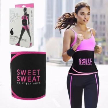 Imagem de Cinta Abdominal Ativadora Em Neoprene Efeito Modeladora - Sweet Sweat