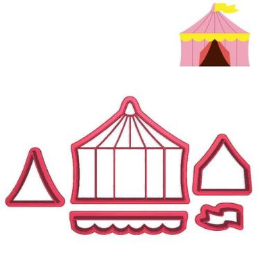 Imagem de Cortador Modular Tenda Circo Mágico Espetáculo Show - DOCE IMPRESSO, 6