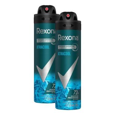 Imagem de Kit 2 Desodorantes Rexona Men Antitranspirante Aerossol Xtra Cool 150m