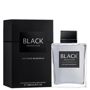 Imagem de Perfume Antonio Banderas Seduction In Black Men Eau De Toilette 200Ml