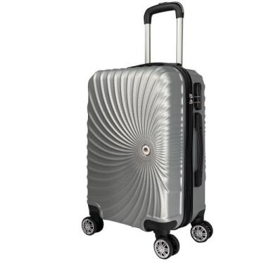 Imagem de Mala de Bordo Viagem Pequena ABS - (55 x 35 x 22cm) C/ 4 Rodinhas 360º