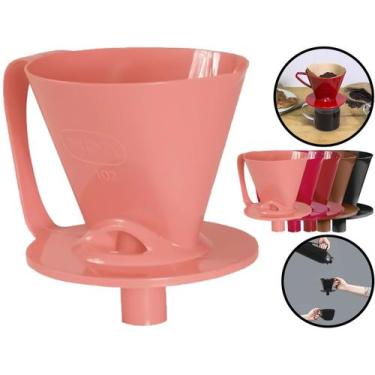 Imagem de Suporte Para Coador De Café Plástico Suporte Filtro 102 Para Garrafas 