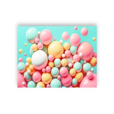 Imagem de Fundo Fotográfico 1,55 X 1,20 - Balões Rosa 020 - Via Cores