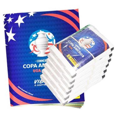 Imagem de Copa América USA 2024 Album Vazio Capa Mole + 120 Figurinhas - Panini