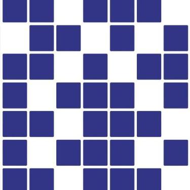 Imagem de Papel Parede Pastilha Azul E Branco Adesivo Cozinha Banheiro - LRP