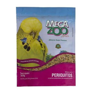 Imagem de Ração Megazoo Mix para Periquitos - 350g