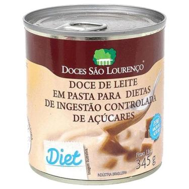 Imagem de Kit 5X Doce De Leite Diet Sao Lourenco Lata 345G - São Lourenço