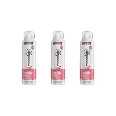 Imagem de Desodorante Aero Monange 150Ml Protecao Seca - Kit C/3Un