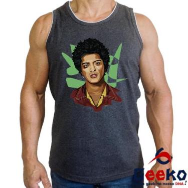 Imagem de Regata Bruno Mars 100% Algodão Bruninho Live in Brazil 2024 Brasil Cam