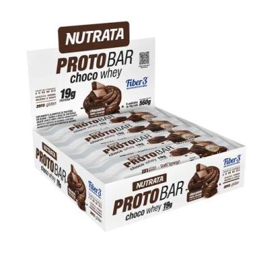 Imagem de Barra Proteica Protobar Choco Whey Display com 9 un de 70g - Nutrata