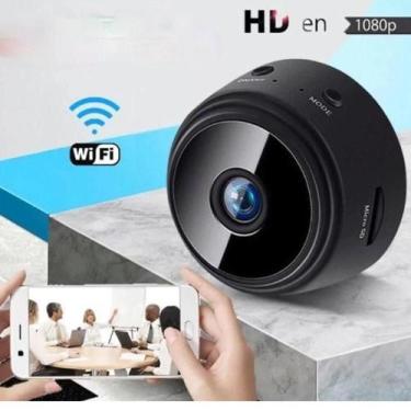 Imagem de 2 Mini Câmera com visão noturna Wifi Espiã 1080P Sem Fio A9 - WCAN