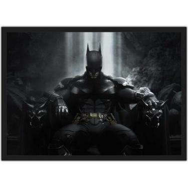Imagem de Quadro Decorativo Batman Heróis Geek Decorações Com Moldura G09 - Vita