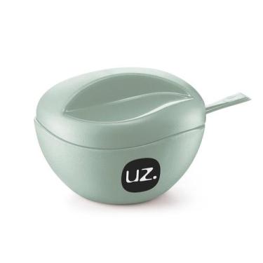 Imagem de Açucareiro Plástico Para Servir Com Tampa Colher Bpa Free Uz - Uz Util