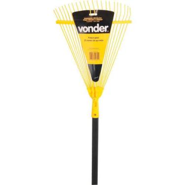 Imagem de Vassoura para jardim metálica 22 dentes arame regulável vd204 - Vonder