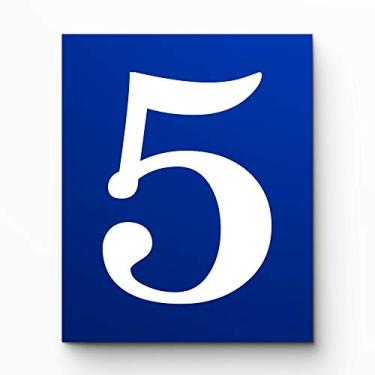 Imagem de Kantu Número de endereço de azulejo de cerâmica azul royal 2113006