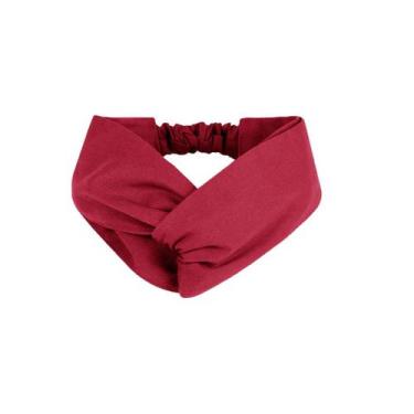 Imagem de Faixa de Cabelo Bandana Vermelha Chef Cozinha Restaurante - CASACHA