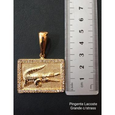 Imagem de Pingente jacaré com strass - Baronesaimports18k 