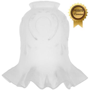 Imagem de Tulipa Rei Gold Com Colar Fosca P/ Pendente Lustre Arandel - CM GLASS 