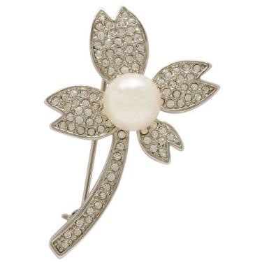 Imagem de Broche Flor Strass e Pérola BRG8749 - Akasaki