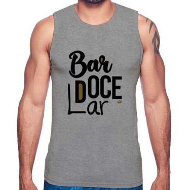 Imagem de Regata Bar doce lar - Foca na Moda, Cinza, M