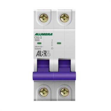 Imagem de Disjuntor Din Bipolar 50A Alumbra