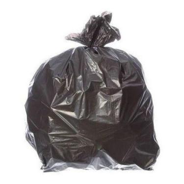 Imagem de Saco Para Lixo Com Capacidade De 200 Litros Preto 10 Uni - HIGIPACK