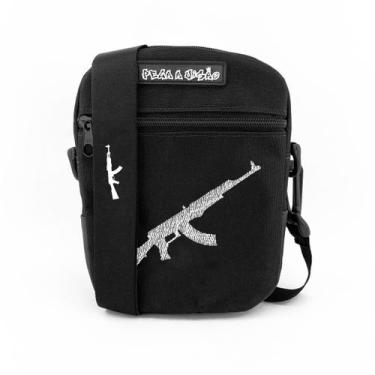 Imagem de Shoulder Bag Mini Bolsa Lateral Pega a Visão - MP Moda Masculina, Pret