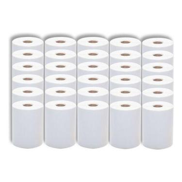 Imagem de 30 Rolos Etiqueta 10x15 Cm Térmica Serrilha E-commerce - Higipack