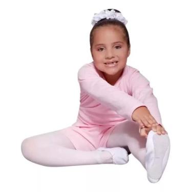 Imagem de Sapatilha Ballet Infantil Meia Ponta Menina Balé Dança - Maria Chica, 