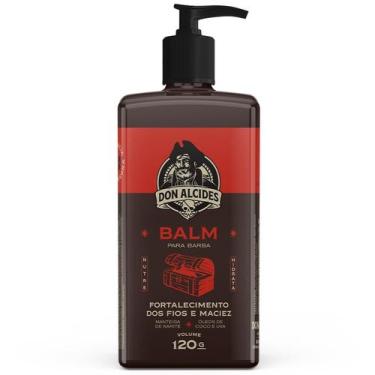 Imagem de Balm para Barba Negra Fortalecimento dos Fios e Maciez 120g Don Alcide